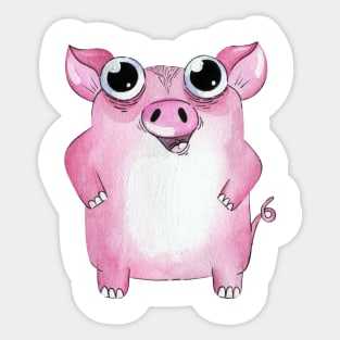 Pink Pig Sticker